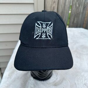 Vintage West Coast Choppers Black Ball Cap Unisex Adjustable Hat
